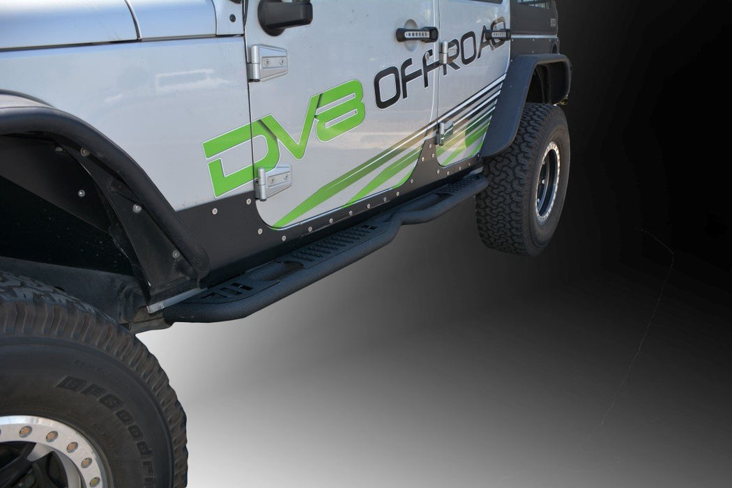 DV8 Offroad SRSOTB-06 Jeep JK Rock Slider Steps 07-18 Wrangler JK 4 Door DV8 Offroad - Truck Part Superstore