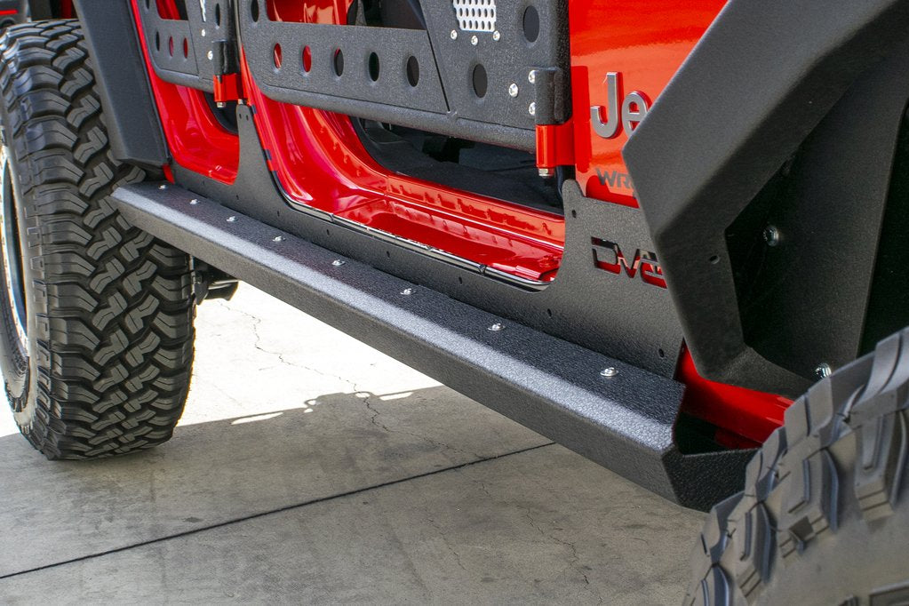 DV8 Offroad SRSOTB-13 Jeep JK Body and Frame Mounted Sliders For 07-18 Jeep Wrangler JK 2 Door DV8 Offroad - Truck Part Superstore
