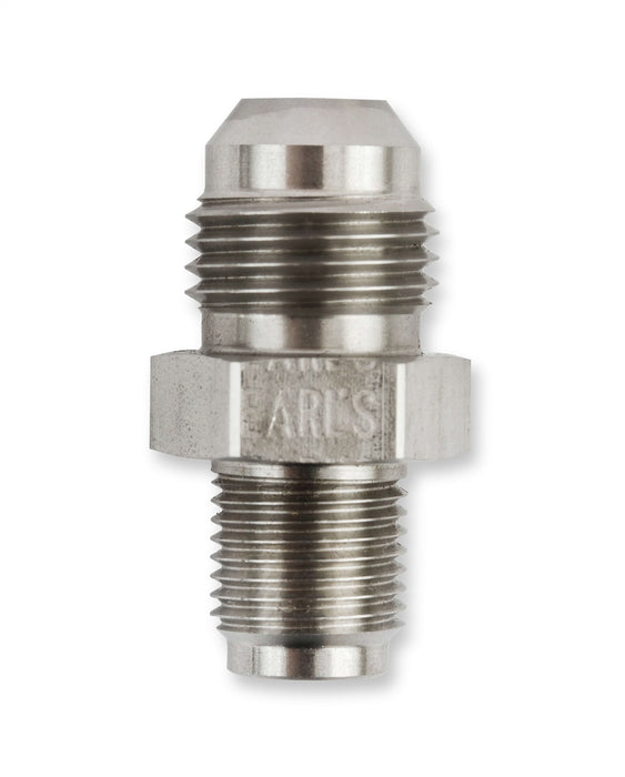 Earl's Performance SS991962ERL Steel AN to Inverted Flare Adapter; 7/16 in.; -24 Inverted Flare Male to -6AN; - Truck Part Superstore