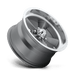 US Mag 1PC U10218807345 U102 18X8 5X5.0 MT-GNMTL 01MM - Truck Part Superstore