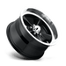 US Mag 1PC U10717806545 U107 17X8 5X4.5 GL-BLK 01MM - Truck Part Superstore