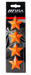 MSA Offroad Wheels STAR-ORANGE MSA STAR LOGO - ORANGE (4PK) - MSA WHEEL - Truck Part Superstore