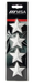 MSA Offroad Wheels STAR-WHITE MSA STAR LOGO - WHITE (4PK) - MSA WHEELS - Truck Part Superstore