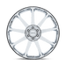 Status ST002PX24106830 ST002 24X10 6X5.5 CHROME 30MM - Truck Part Superstore