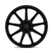 Status ST002BX22956825 ST002 22X9.5 6X5.5 G-BLK 25MM - Truck Part Superstore