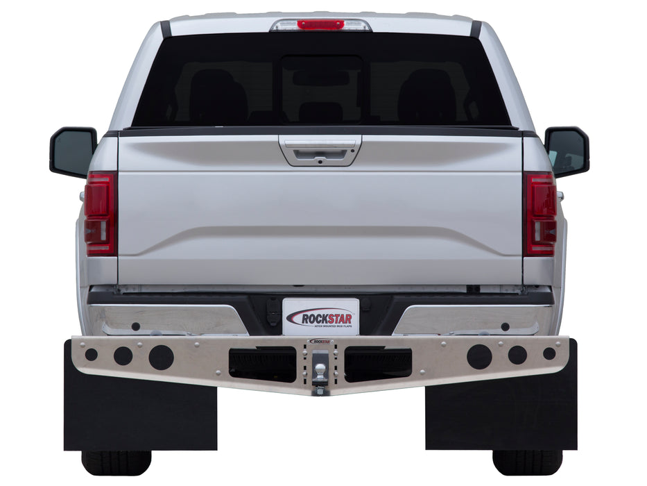 ROCKSTAR Mud Flaps A1000022 Universal Mud Flaps; Fit Most Mid-Size Pickups/SUVs (75in. wide) - Truck Part Superstore