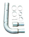 Pypes Performance Exhaust STD006 Diesel Single Stack Kit 5 in Single Exit Natural Finish Hardware Incl 409 Stainless Steel Pypes Exhaust - Truck Part Superstore