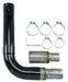 Pypes Performance Exhaust STD006B Diesel Single Stack Kit 5 in Single Exit Black Finish Hardware Incl 409 Stainless Steel Pypes Exhaust - Truck Part Superstore