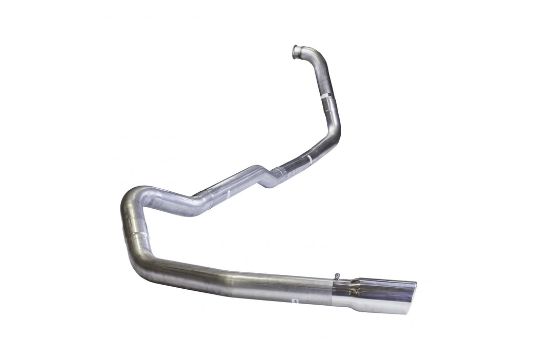 Pypes Performance Exhaust STD033NM Turbo Back Exhaust System Single Side Exit 4 in Intermediate And Tail Pipe No Muffler Hardware Included Tip Not Incl Natural Finish 409 Stainless Steel Pypes Exhaust - Truck Part Superstore