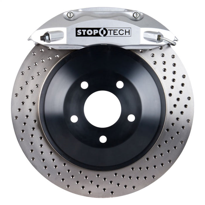 StopTech 82.241.0041.62 StopTech Big Brake Kit; Silver Caliper; Drilled One-Piece Rotor; Rear - Truck Part Superstore