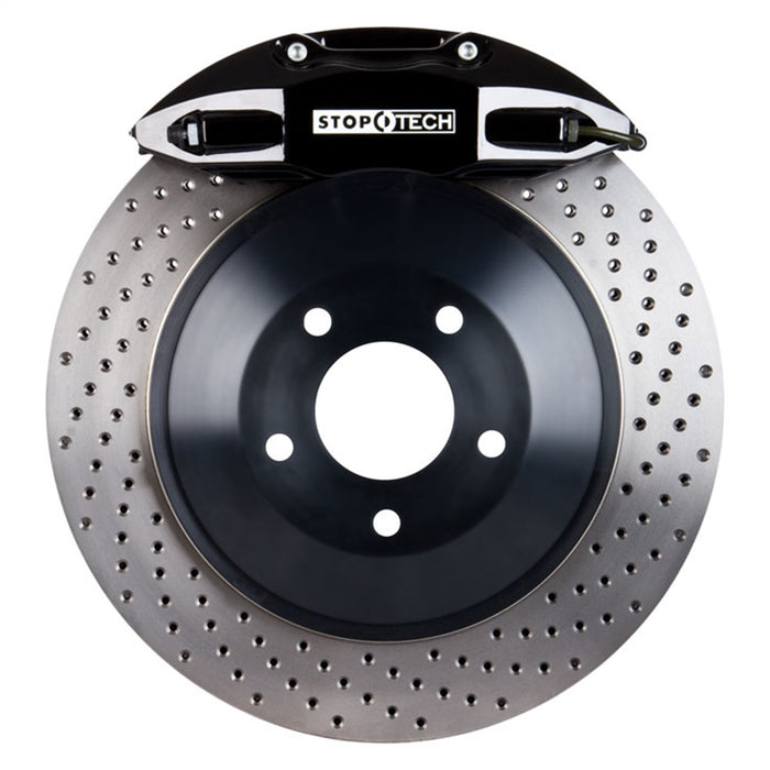 StopTech 82.434.5100.52 StopTech Big Brake Kit; Black Caliper; Drilled One-Piece Rotor; Front - Truck Part Superstore