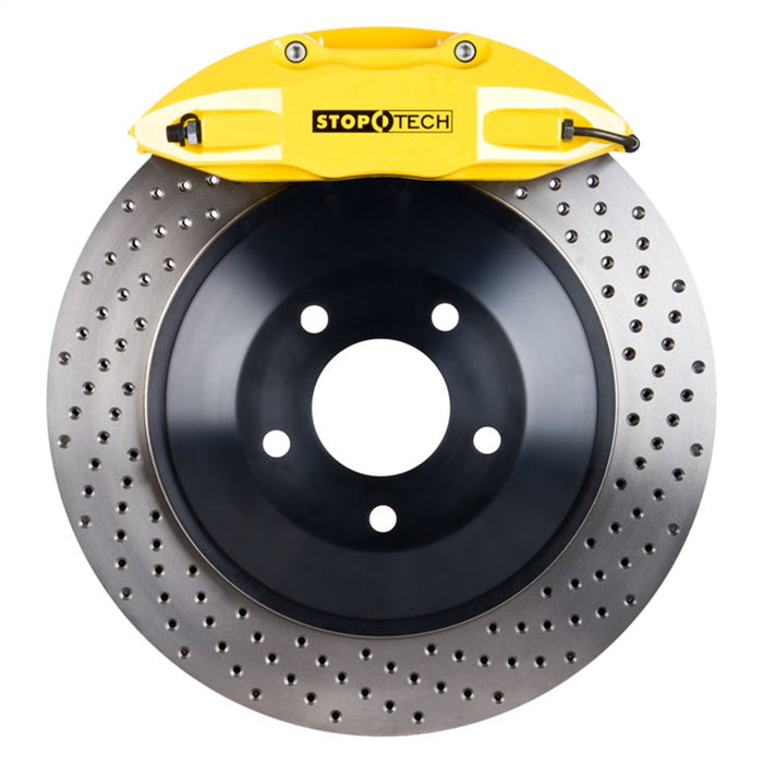 StopTech 82.434.5100.82 StopTech Big Brake Kit; Yellow Caliper; Drilled One-Piece Rotor; Front - Truck Part Superstore