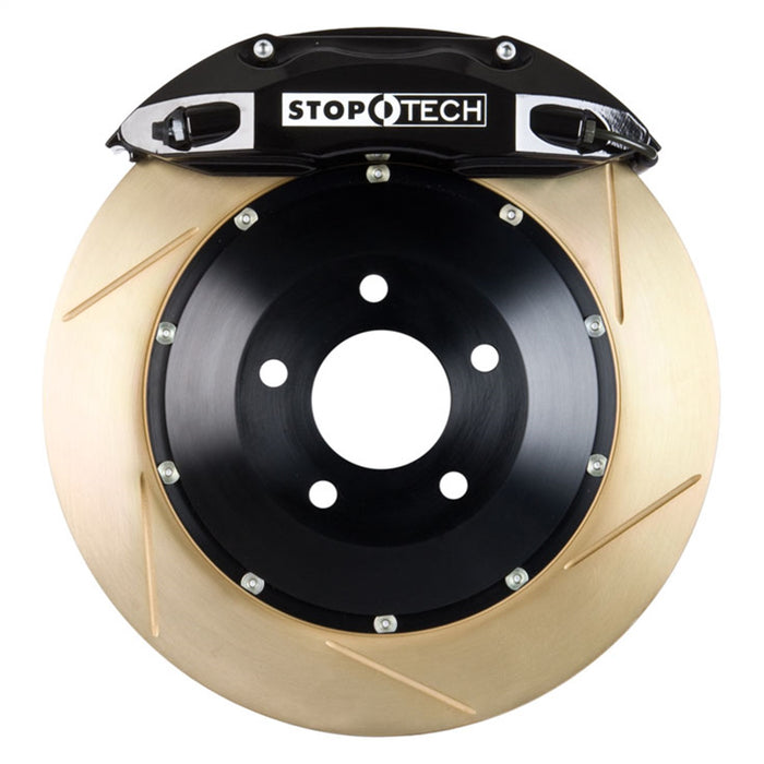 StopTech 83.100.4300.53 StopTech Big Brake Kit; Black Caliper; Slotted 2 Pc. Zinc Coated Rotor; Front - Truck Part Superstore
