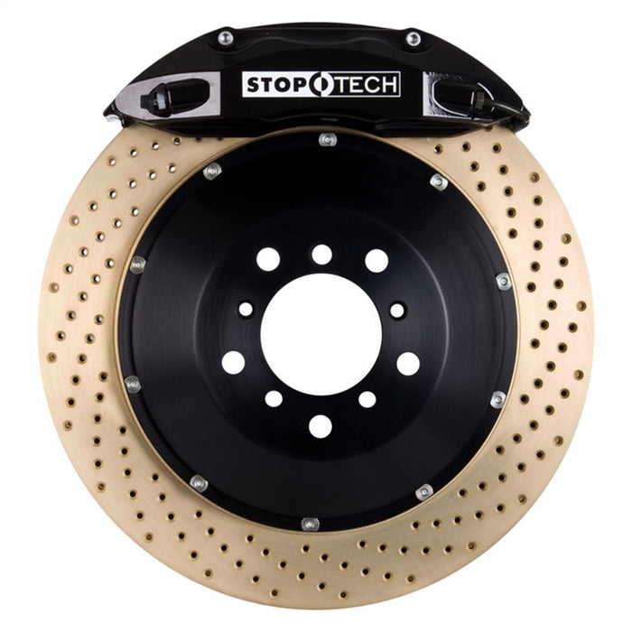 StopTech 83.143.4C00.54 StopTech Big Brake Kit; Black Caliper; Slotted Two-Piece Rotor; Front - Truck Part Superstore