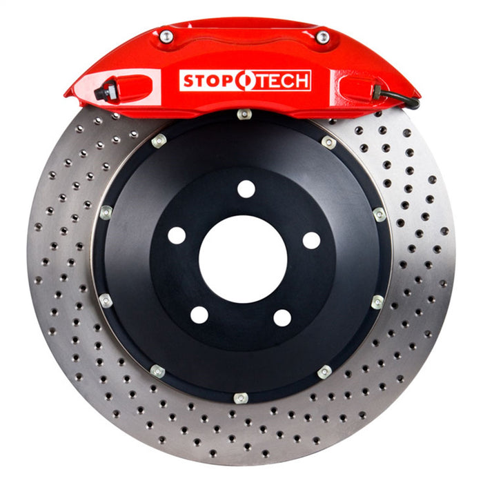StopTech 83.945.4600.72 StopTech Big Brake Kit; Red Caliper; Slotted Two-Piece Rotor; Rear - Truck Part Superstore