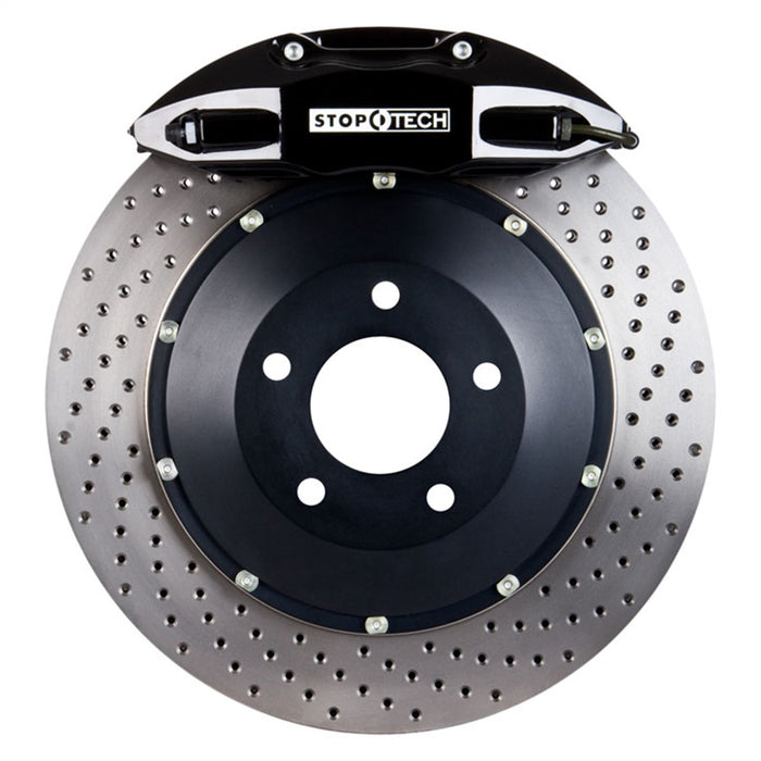 StopTech 83.657.0057.52 StopTech Big Brake Kit; Black Caliper; Drilled Two-Piece Rotor; Rear - Truck Part Superstore
