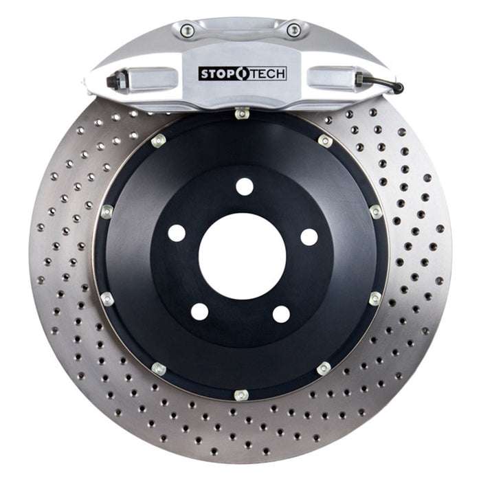 StopTech 83.657.0057.62 StopTech Big Brake Kit; Silver Caliper; Slotted 2 Pc. Zinc Coated Rotor; Rear - Truck Part Superstore