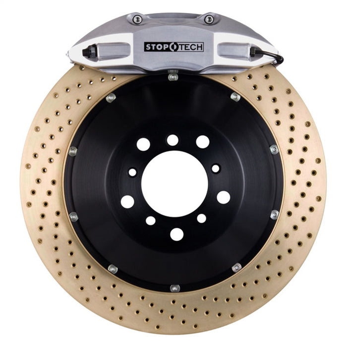 StopTech 83.B38.0058.64 StopTech Big Brake Kit; Black Caliper; Slotted Two-Piece Rotor; Front - Truck Part Superstore