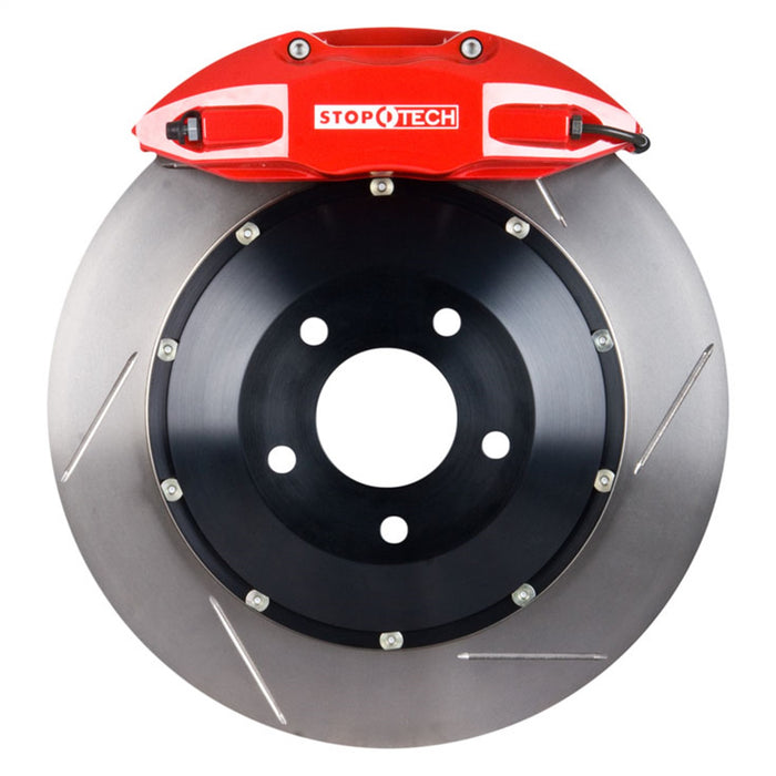 StopTech 83.166.0058.71 StopTech Big Brake Kit; Red Caliper; Slotted Two-Piece Rotor; Rear - Truck Part Superstore