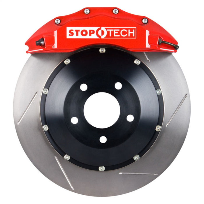 StopTech 83.157.6700.71 StopTech Big Brake Kit; Red Caliper; Slotted Two-Piece Rotor; Rear - Truck Part Superstore