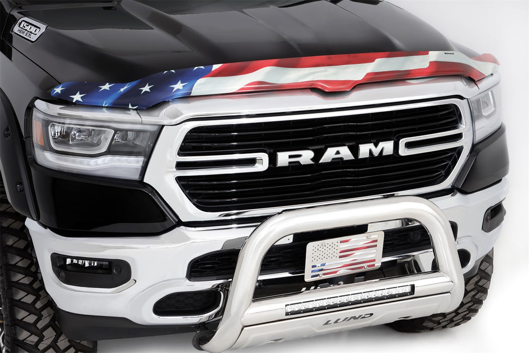 Stampede 2019-41 Vigilante Premium Hood Protector; American Flag; - Truck Part Superstore