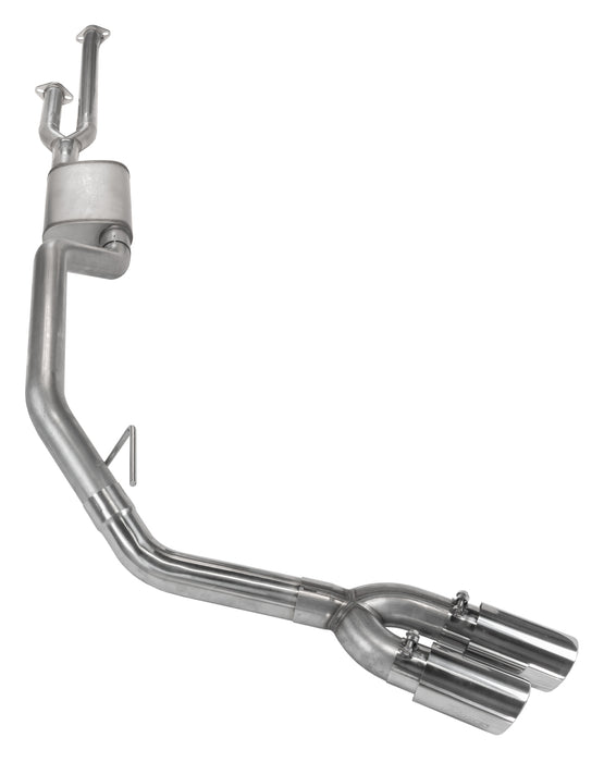 Pypes Performance Exhaust STT10R Cat-Back Exhaust System 14-21 Split Side Dual Exit 2.5 in Intermediate And 3 in Tail Pipe Race Pro Mufflers/Hardware Incl Tip Incl Pypes Exhaust - Truck Part Superstore