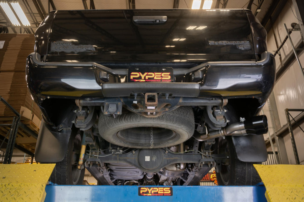 Pypes Performance Exhaust STT20SB 2005-15 Tacoma Cat-Back Exhaust With Street Pro Muffler & Black Tips STT20SB - Truck Part Superstore