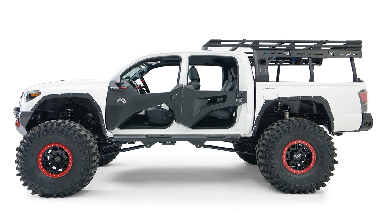 Fab Fours TT1030-1 Trail Doors; 2 Stage Matte Black Powder Coat; - Truck Part Superstore