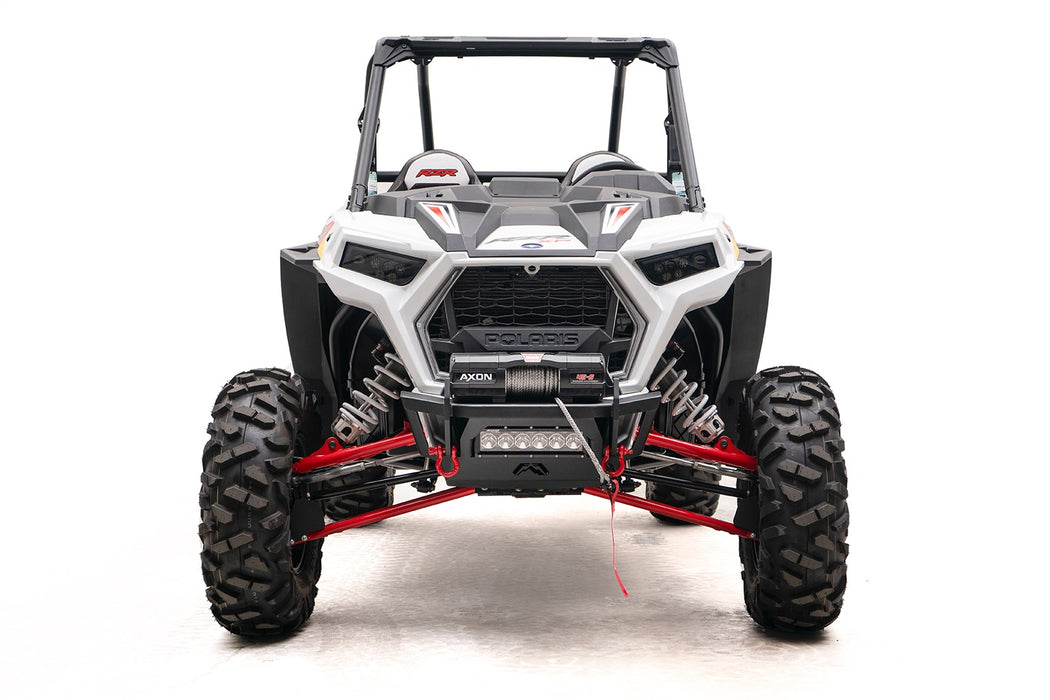 Fab Fours SXFB-1150-B SXS Winch Bumper; Uncoated/Paintable; - Truck Part Superstore