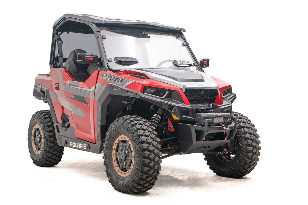Fab Fours SXFB-1250-B SXS Winch Bumper; Uncoated/Paintable; - Truck Part Superstore
