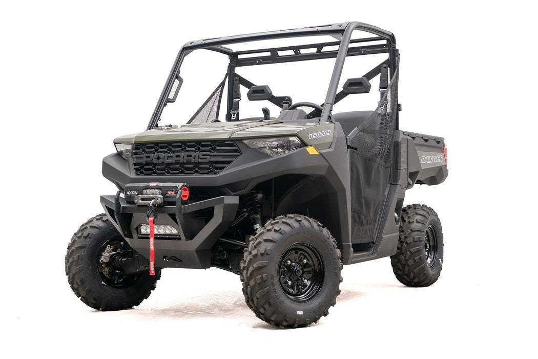 Fab Fours SXFB-1350-1 SXS Winch Bumper; 2 Stage Matte Black Powder Coated; - Truck Part Superstore