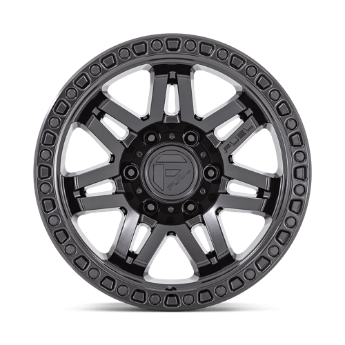Fuel 1PC D81017907550 D810 17X9 5X5.0 BLK-OUT 01MM - Truck Part Superstore