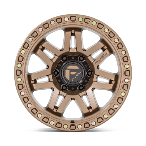 Fuel 1PC D81117907550 D811 17X9 5X5.0 M-BRNZ 01MM - Truck Part Superstore