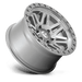 Fuel 1PC D81217908445 D812 17X9 6X5.5 PLTNM -12MM - Truck Part Superstore