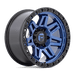Fuel 1PC D81317907545 D813 17X9 5X5.0 DRK-BLUE BLK-RG -12MM - Truck Part Superstore
