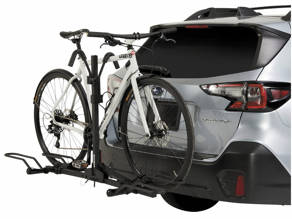 SportRack SR2901B SportRack® Crest 2 Hitch Mounted Bike Carrier; Non-Locking; Black; - Truck Part Superstore
