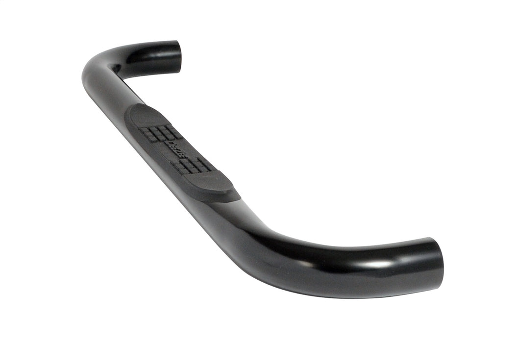 Dee Zee DZ370311 UltraBlack Powder Coated Steel Side Steps 3 in. Round Cab Length; - Truck Part Superstore
