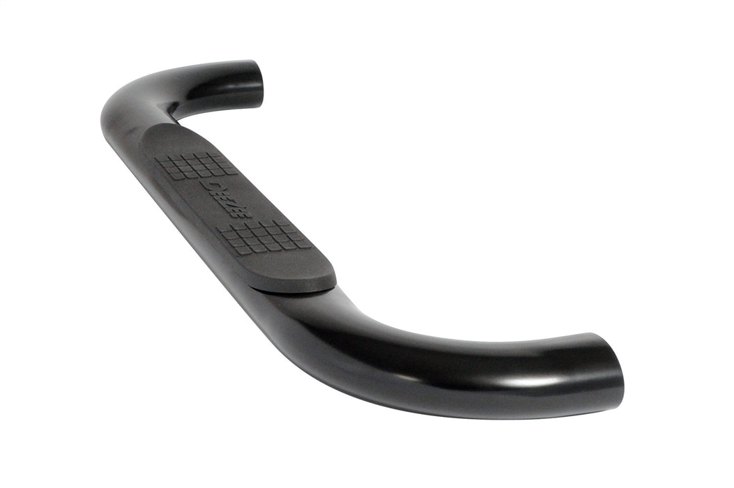 Dee Zee DZ372519 Textured Black Steel Side Steps 4 in. Oval Cab Length; Black; - Truck Part Superstore