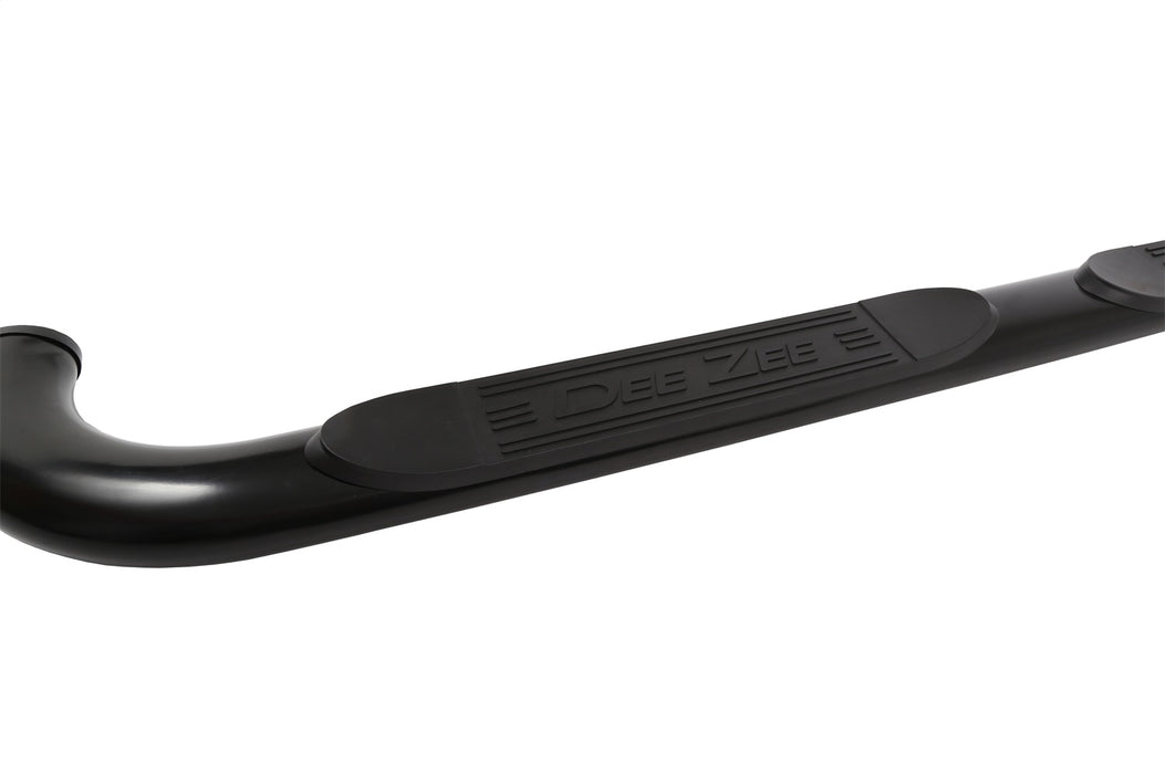 Dee Zee DZ372529 Textured Black Steel Side Steps 4 in. Oval Cab Length; Black; - Truck Part Superstore