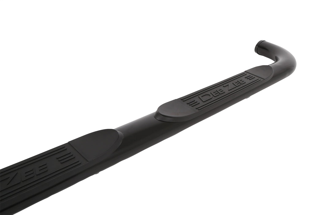 Dee Zee DZ372539 Textured Black Steel Side Steps 4 in. Oval Cab Length; Black; - Truck Part Superstore