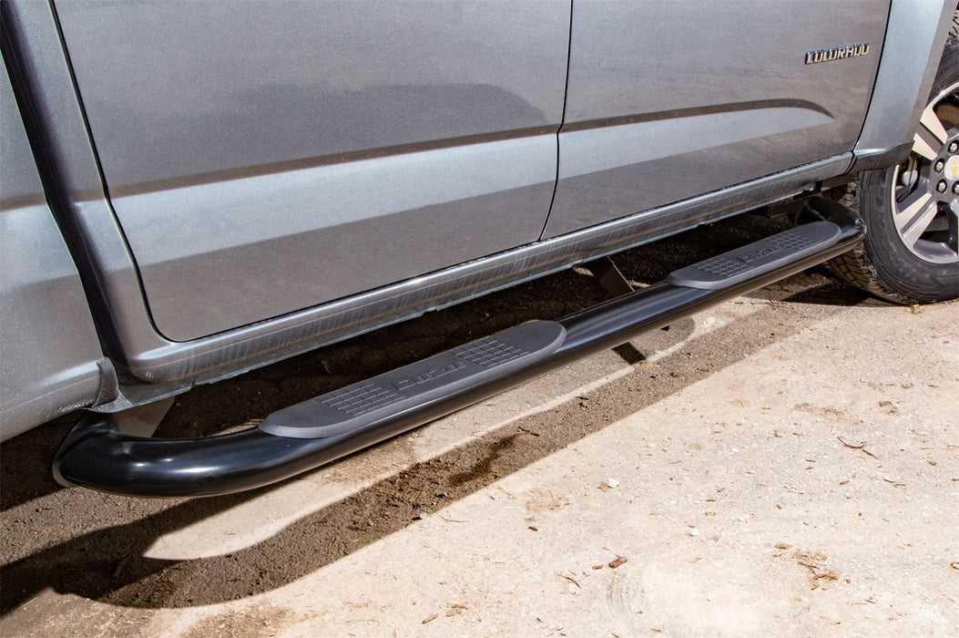 Dee Zee DZ372259 UltraBlack Steel Side Steps 4 in. Oval Cab Length; - Truck Part Superstore