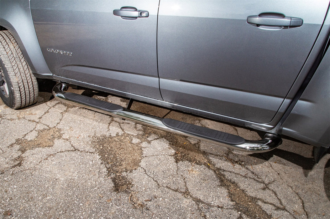 Dee Zee DZ372257 Stainless Steel Side Steps 4 in. Oval Cab Length; Polished; - Truck Part Superstore