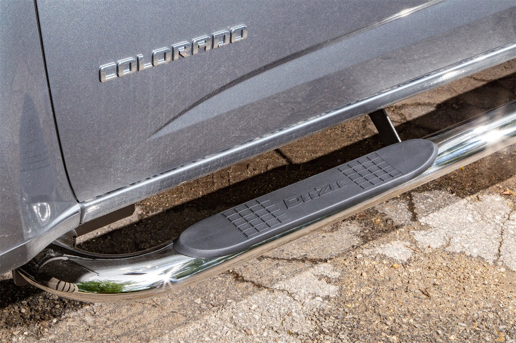 Dee Zee DZ372237 Stainless Steel Side Steps 4 in. Oval Cab Length; Polished; - Truck Part Superstore
