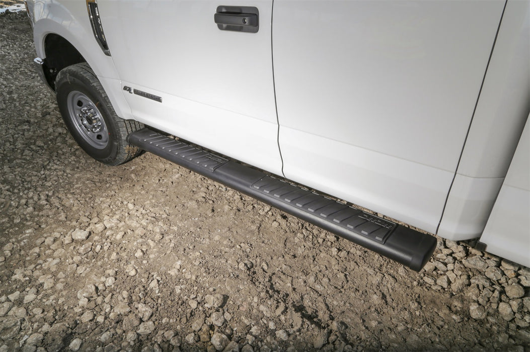 Dee Zee DZ16101 Textured Black Steel Side Steps 6 in. Oval Cab Length - Truck Part Superstore