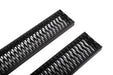 Dee Zee DZ15321A Rough Step Running Boards; Black; Aluminum; Brackets Sold Separately; - Truck Part Superstore