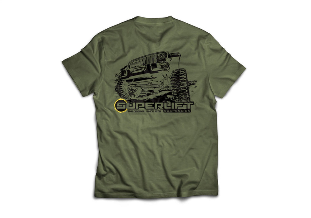 Superlift MGS Military Green Frost Small T-Shirt - Truck Part Superstore