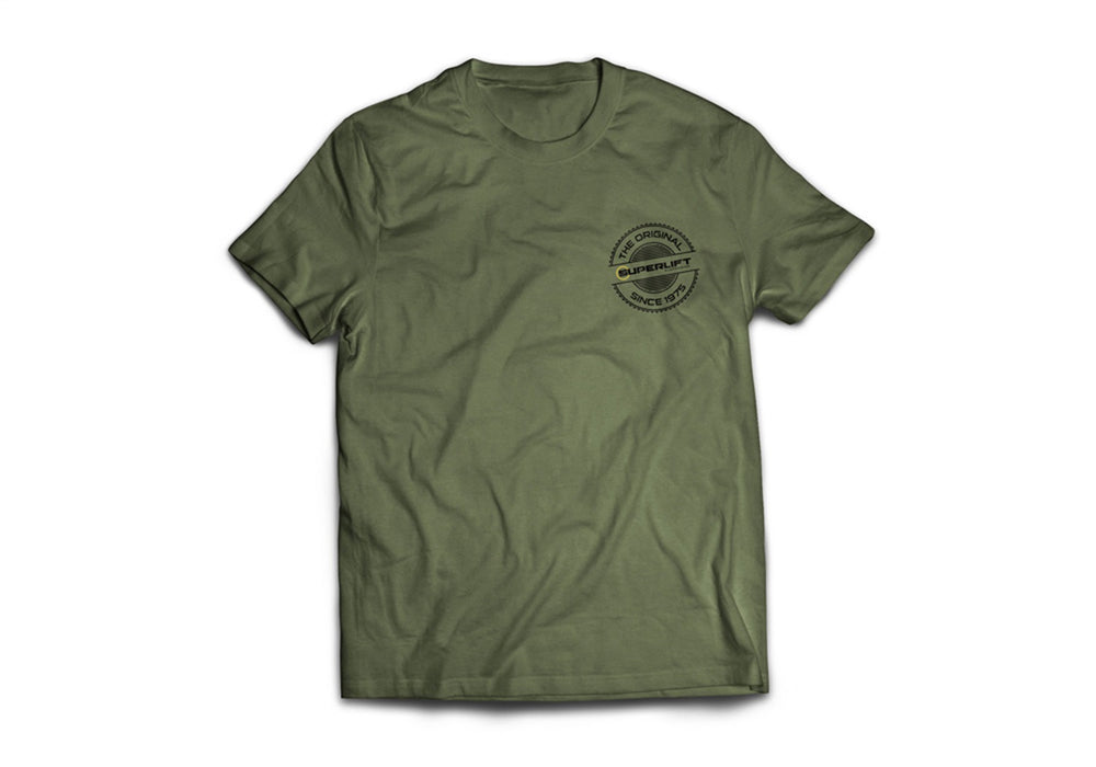 Superlift MGS Military Green Frost Small T-Shirt - Truck Part Superstore