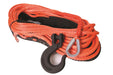 Mile Marker 19-52316-50 50 Foot Synthetic Rope Assembly 3/16 Inch x 50 Foot Includes Hook 2500-3500 LB Break Force Black/Orange Mile Marker - Truck Part Superstore