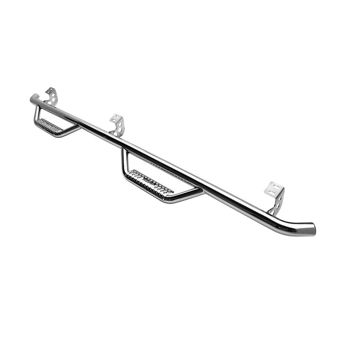 Smittybilt T0678CC-SS N-Fab Nerf Step Wheel-To-Wheel; 2 in. Main Tube; Stainless Steel; 4 Step; - Truck Part Superstore