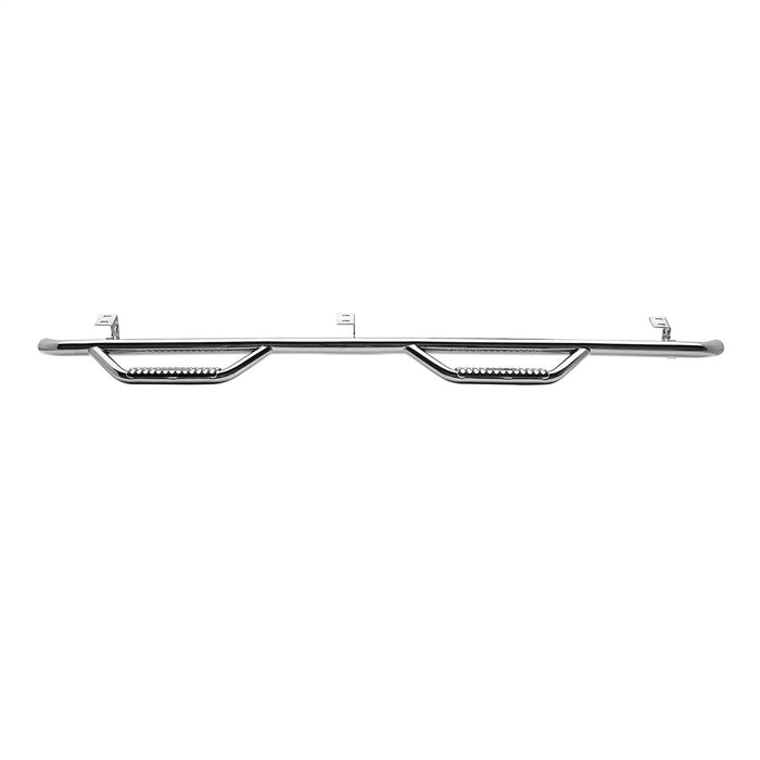 Smittybilt T0678CC-SS N-Fab Nerf Step Wheel-To-Wheel; 2 in. Main Tube; Stainless Steel; 4 Step; - Truck Part Superstore